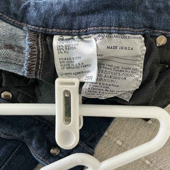 AG Adriano Goldschmied the Prima Cigarette Jeans 26R - Picture 9 of 14